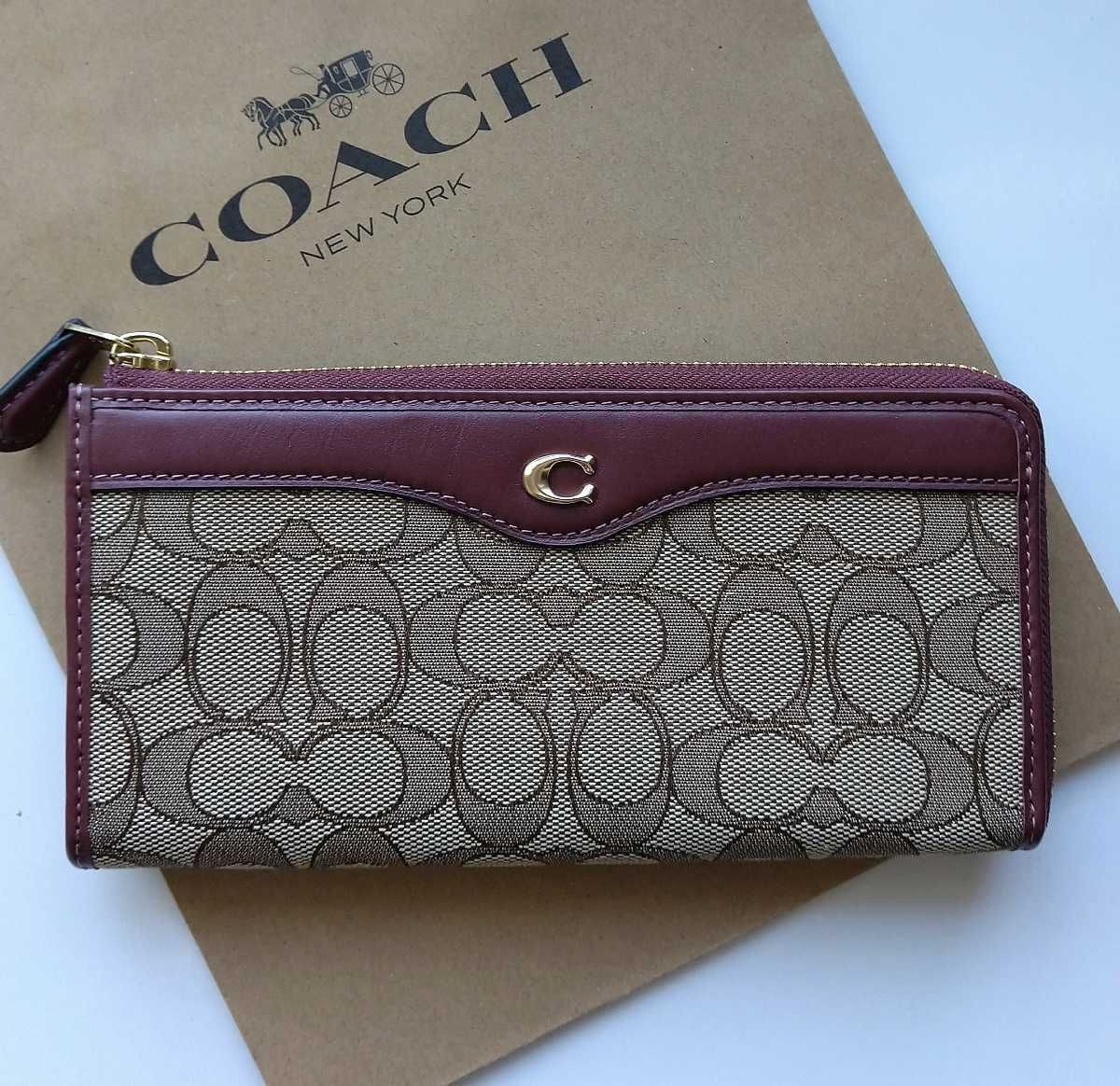 オンライン正規店 【新品】COACH コーチ 長財布 シグネチャー ブラック