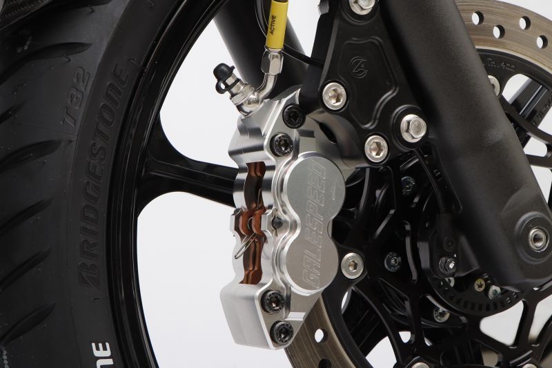 GALESPEED ビレット フロント4Pキャリパー 左 SIL φ34-30 アキシャル40mmピッチ