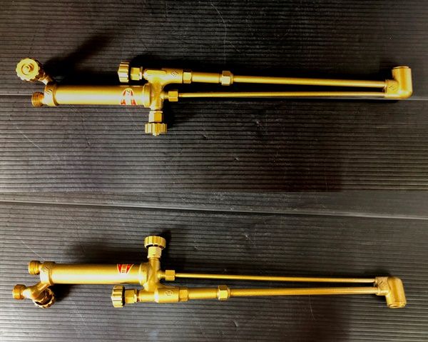 現状品 メーカー・型番不明 アセチレン中型切断機 調整機3点セット