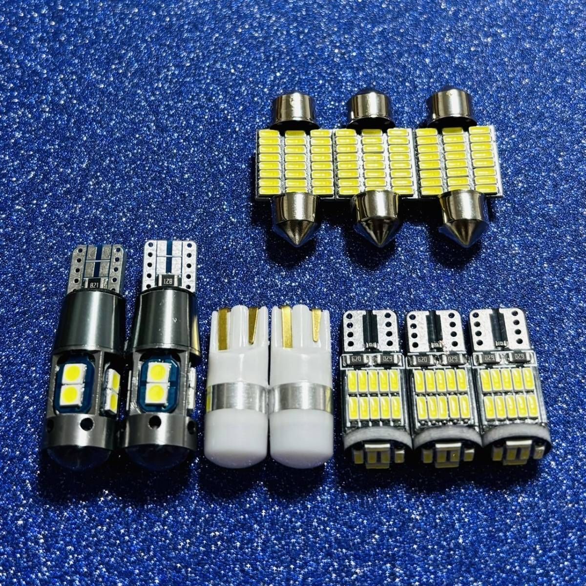 C26 セレナライダー 鬼爆光！T10 LED ルームランプ スモール ナンバー灯 10個セット ホワイト 日産 カスタム パーツ 車検対応