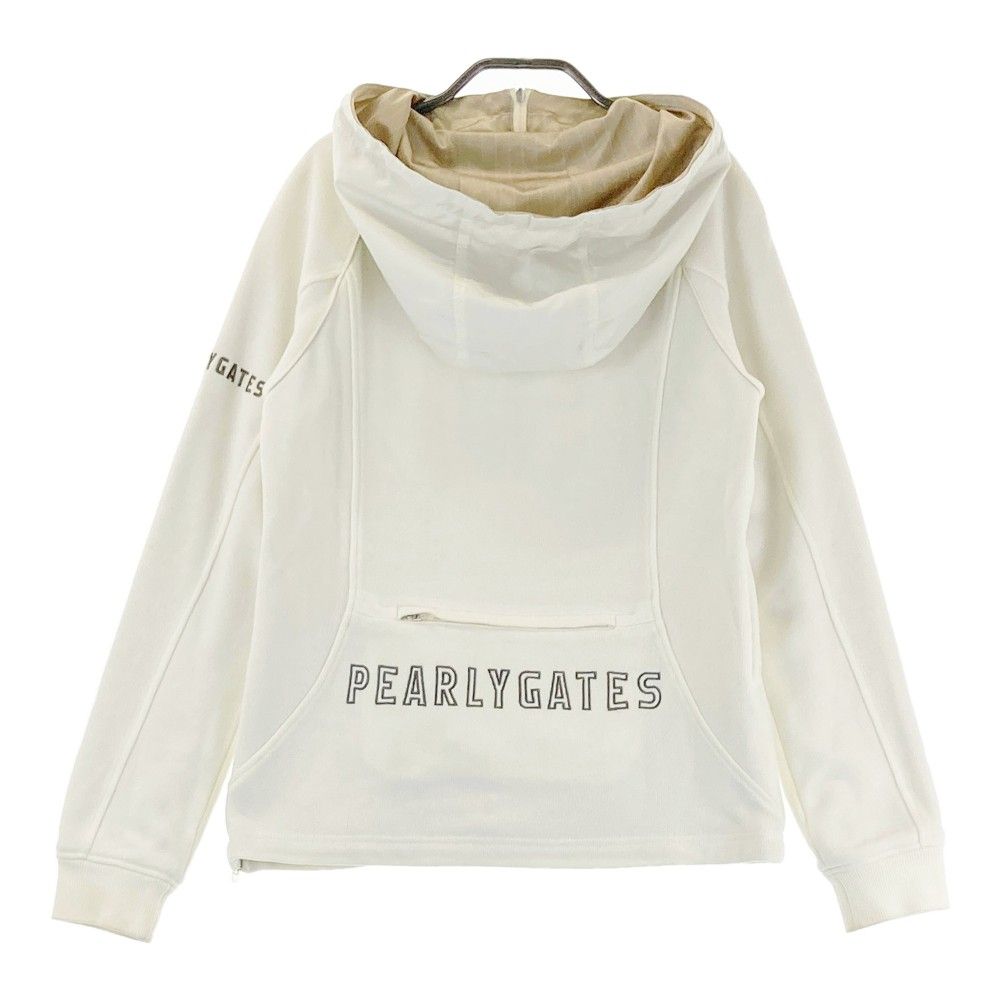 サイズ：1 PEARLY GATES パーリーゲイツ  蓄熱 ハーフジップ ニット ブルゾン  ホワイト系 [240101153468] ゴルフウェア レディース ストスト