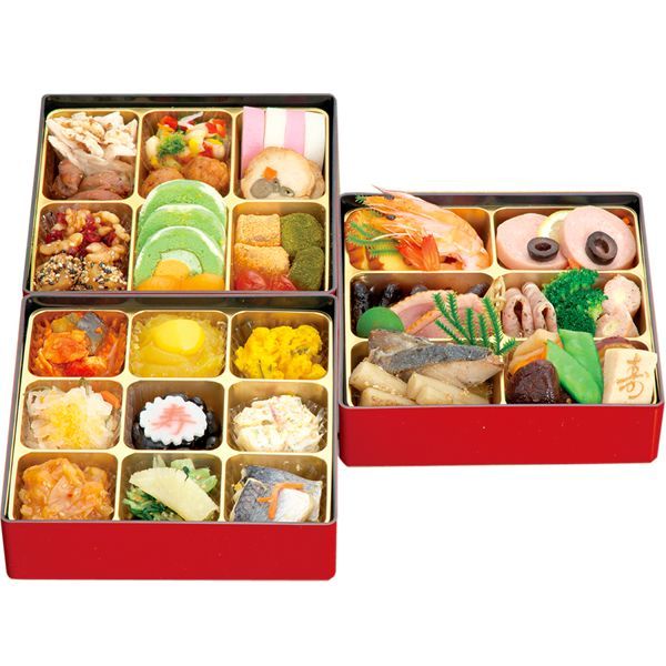 予約 12月29日～30日お届け おせち 神楽坂ENGINE監修 嘉祥 三段重 2～3人前 47品 冷凍品 2026 お節 御節 おせち料理 お節料理 御節料理 自宅用 おうち用 少人数 和食 洋食 特選 豪華 豪華爛漫 惣菜 お取り寄せ