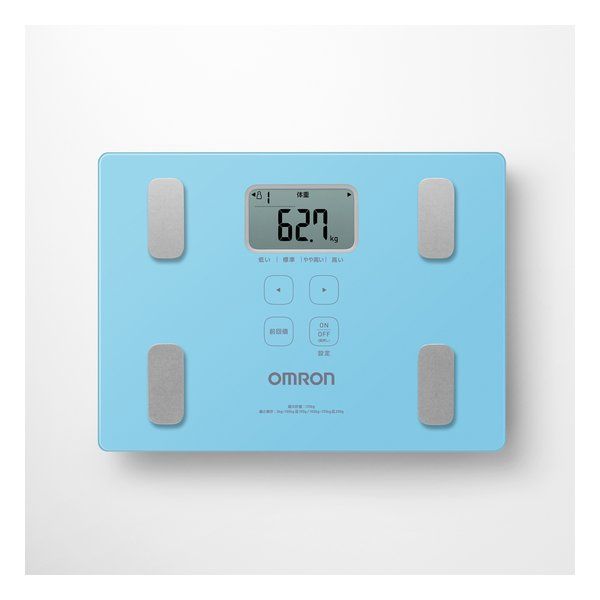 【新品】OMRON  オムロン 体重体組成計 HBF-235-JB カラダスキャン ブルー HBF-235-JB (2575148)