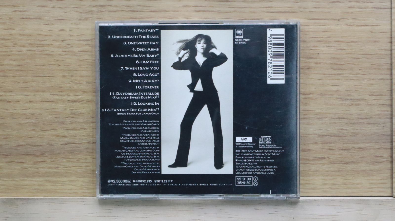 【中古】 デイドリーム/ＣＤ/SRCS-7821 国内盤CD☆マライア・キャリー/Mariah Carey□ DAYDREAM