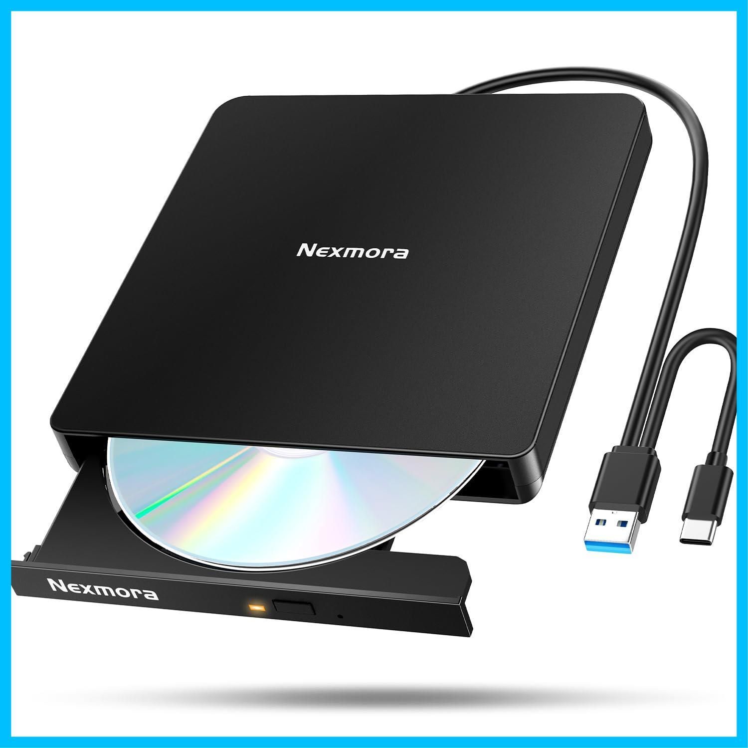 新着商品】【2024革新型・高速USB3.0対応】 CD DVDドライブ 外付け 