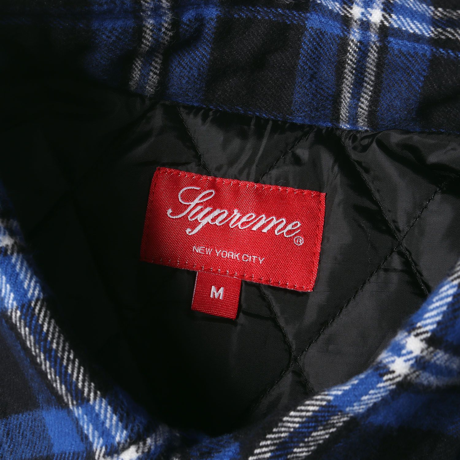 美品 Supreme シュプリーム シャツ サイズ:M 裏地キルティング 