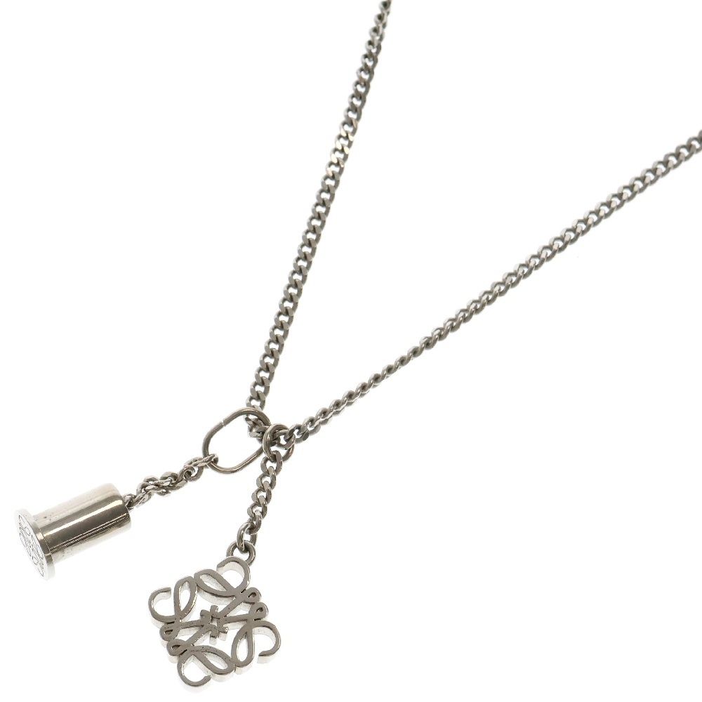 ロエベ パーソナライゼーションペンダント シルバーカラー パーソナライゼーション ネックレス（メタル） シルバー - LOEWE