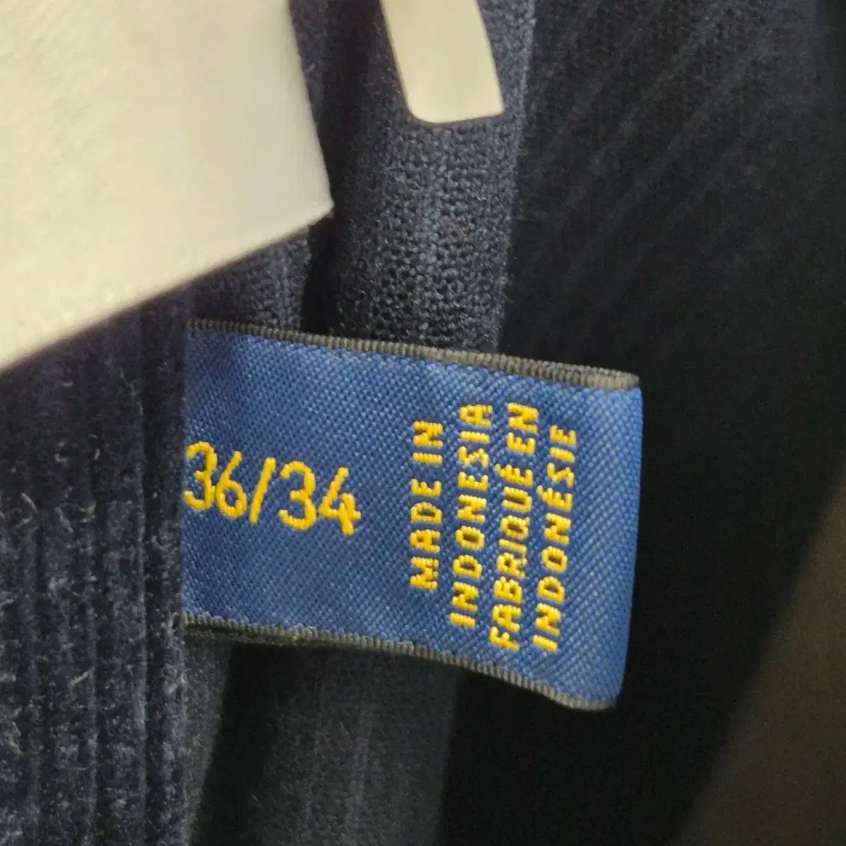  ポロ ストレッチ クラシックフィット コーデュロイ パンツ ネイビー 36 34 その他 パンツ