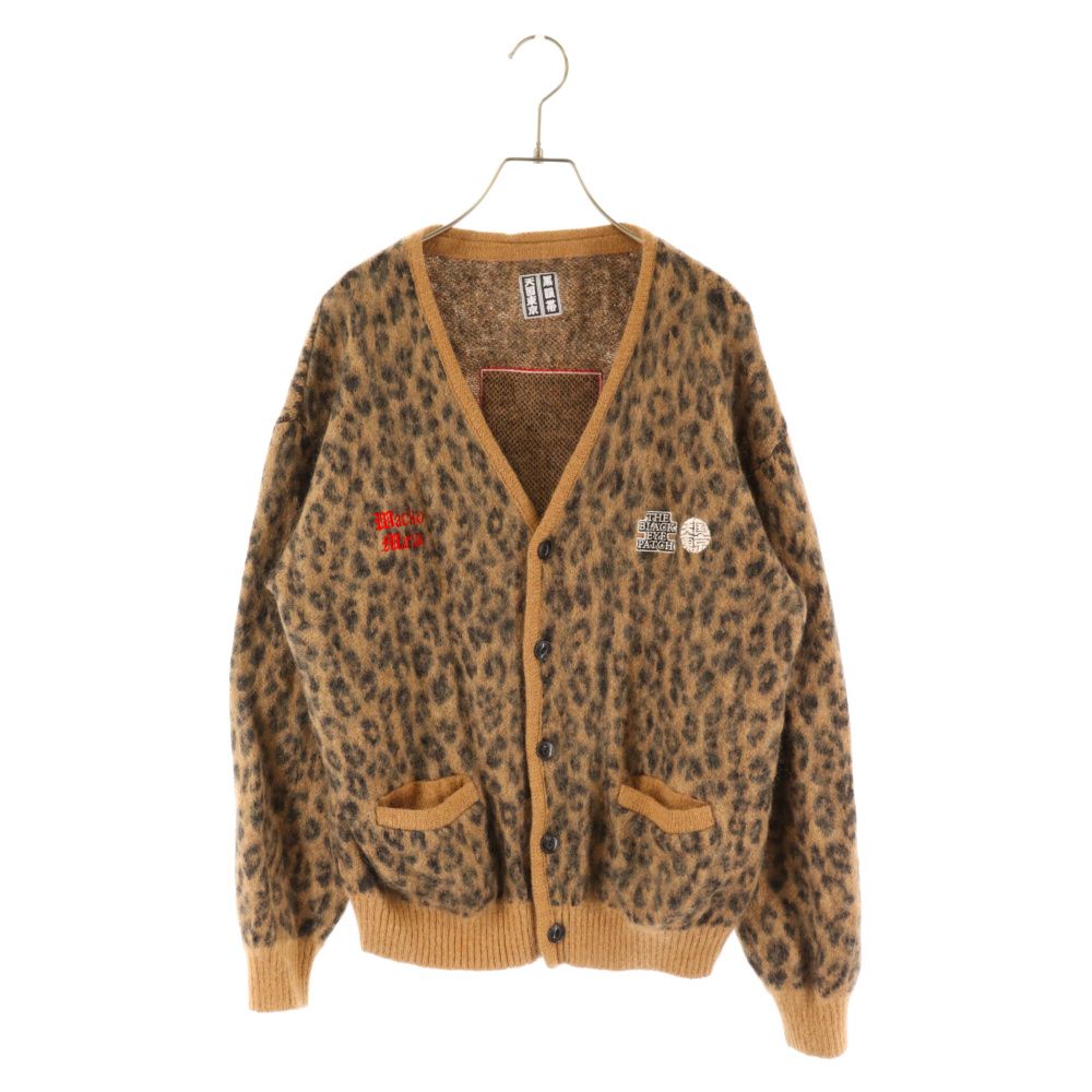 ワコマリア　ブラックアイパッチ MOHAIRレオパードモヘア　カーディガン WACKO MARIA (ワコマリア) 22AW x THE BLACK EYE PATCH LEOPARD