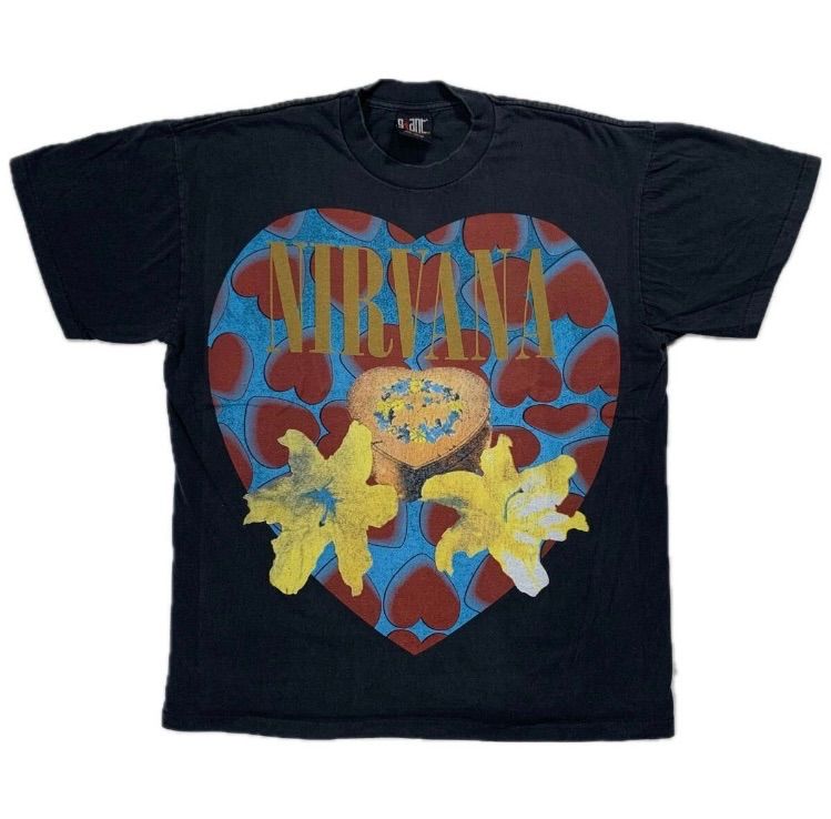 NIRVANA ハート型デザイン Tシャツ 楽天市場】ニルヴァーナ nirvana ハート シェイプト ボックス t