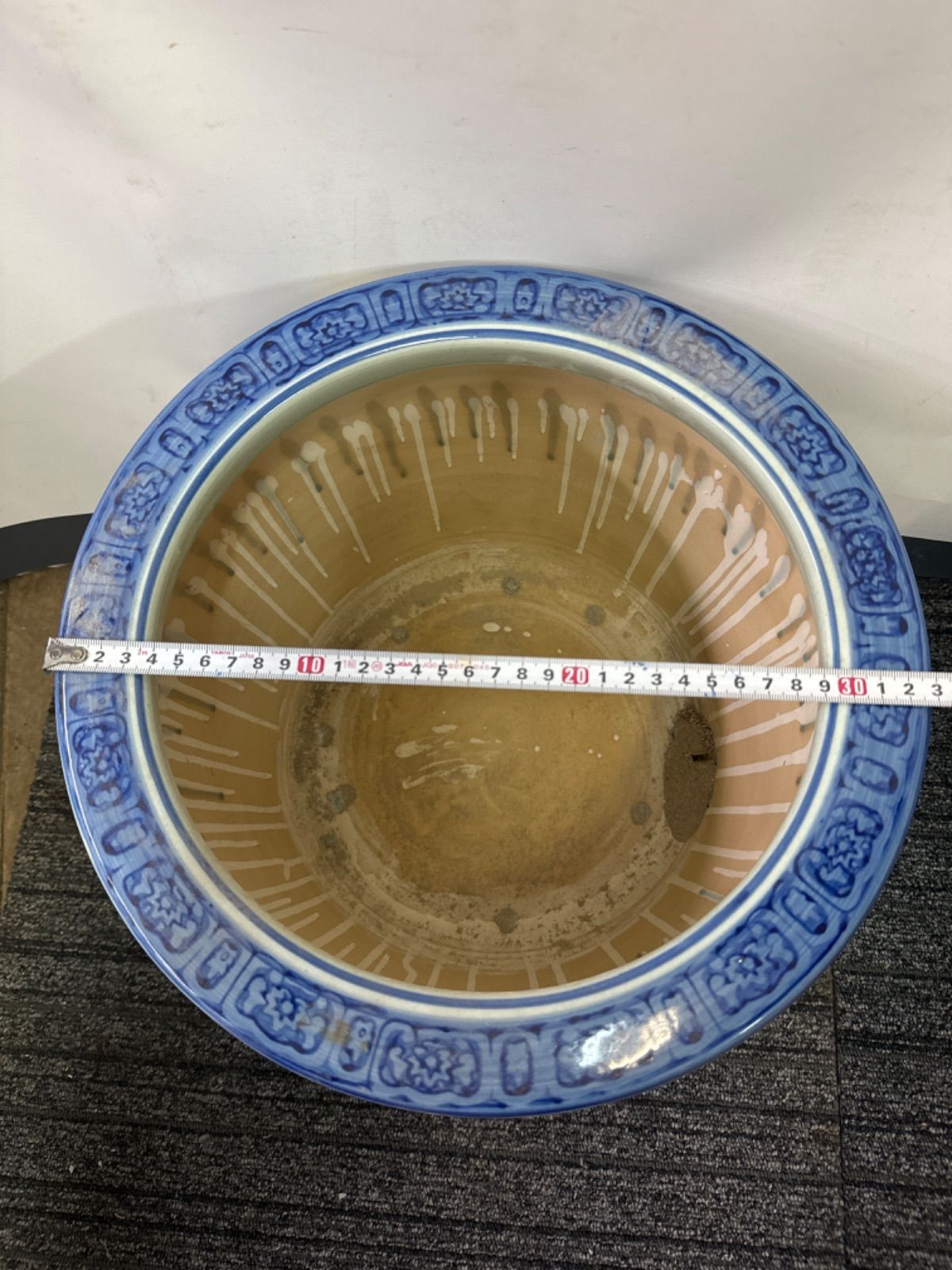 中古火鉢、メダカ鉢、金魚鉢 メダカ鉢 火鉢 金魚鉢 アンティーク - メルカリ