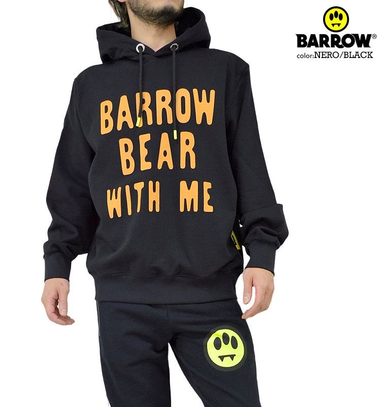 BARROW バロウ TEDDY BEAR フーディ ユニセックス グラフィック 