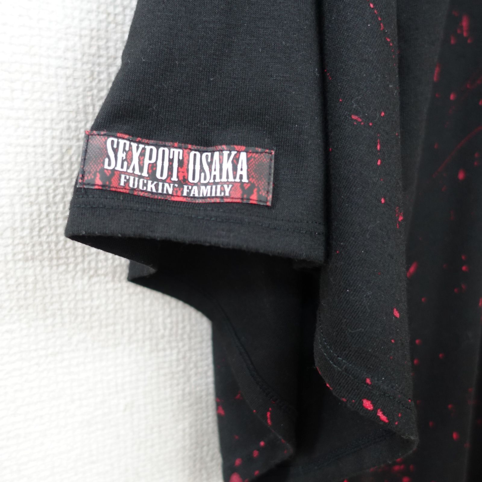 セックスポットRevenge ブラックカーディガン M SEX POT ReVeNGe 刺繍 七分袖カーディガン M サイズ セックスポット