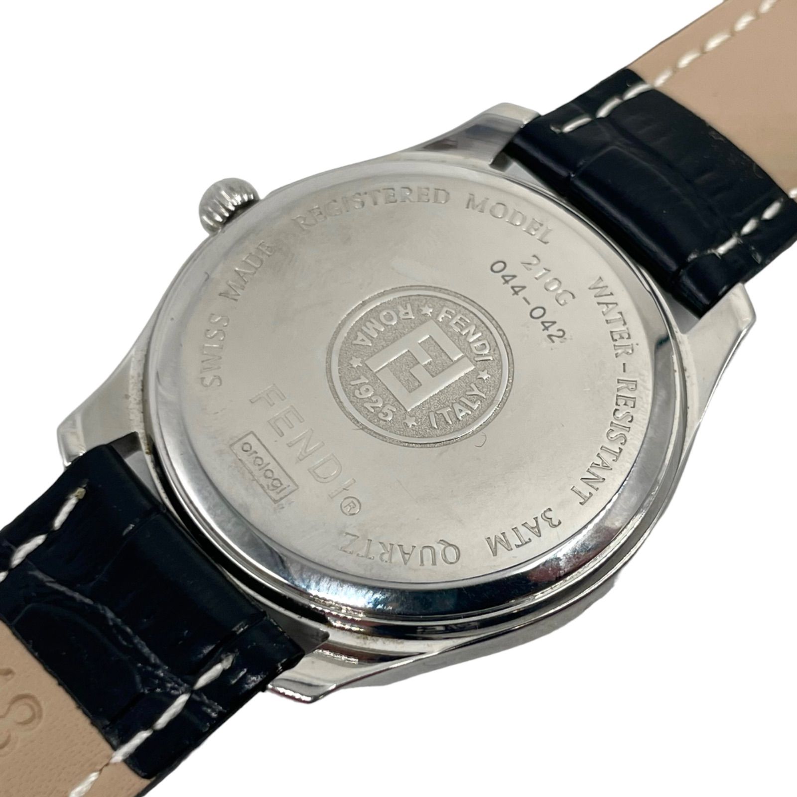 FENDI フェンディ腕時計 210G ラウンドフェイス 電池新品交換済み 30910059-1_wm.jpg