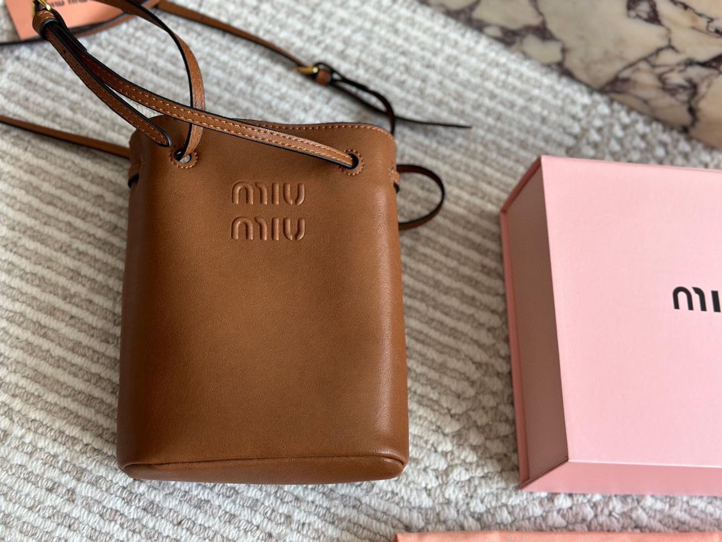 今日特価】MIUMIU Mini Bucket Bag・ミュウミュウ ミニバケツ