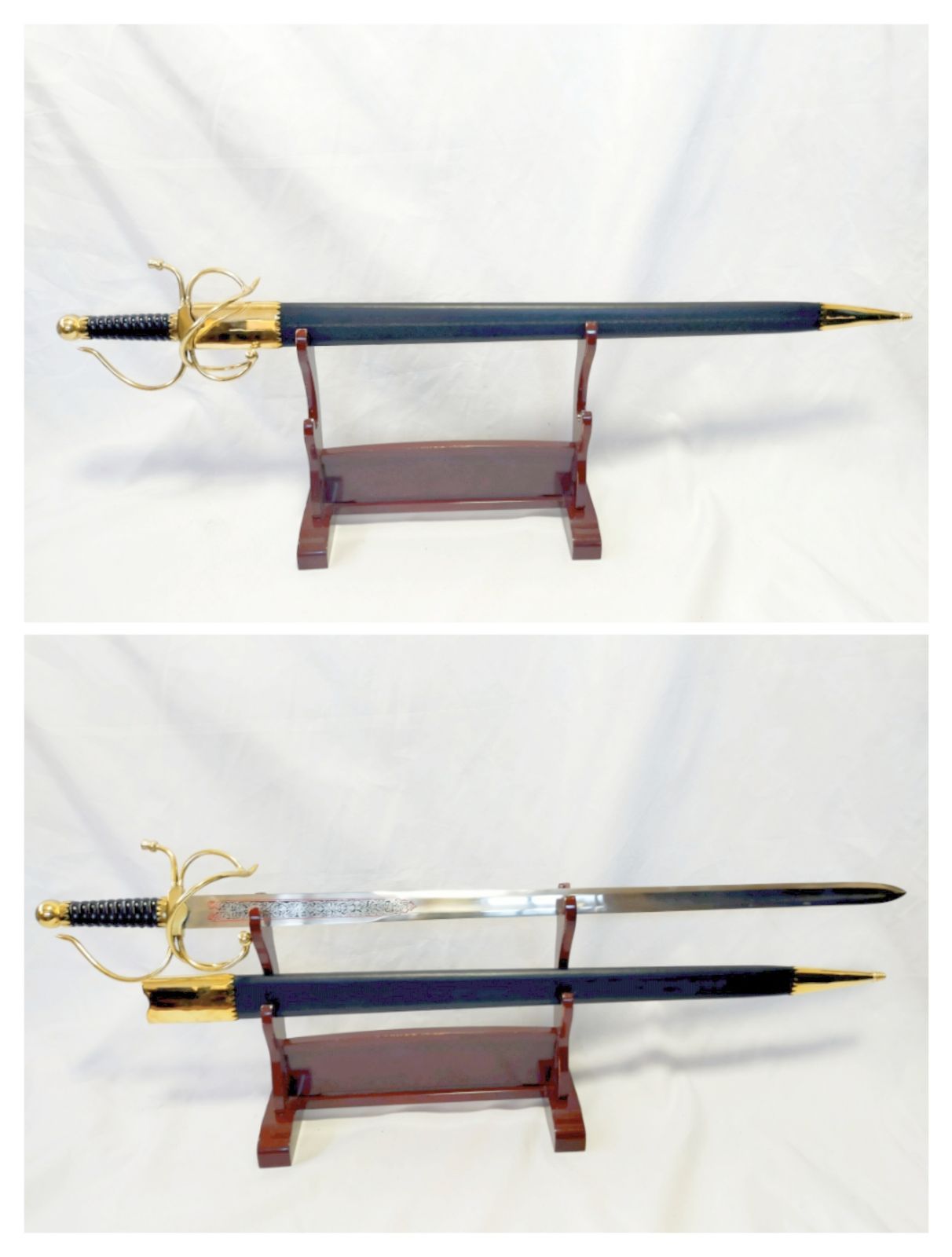 エル・シッドの剣 最高級洋剣シリーズ④ 軟質ステンレス刀身 直剣 模擬 