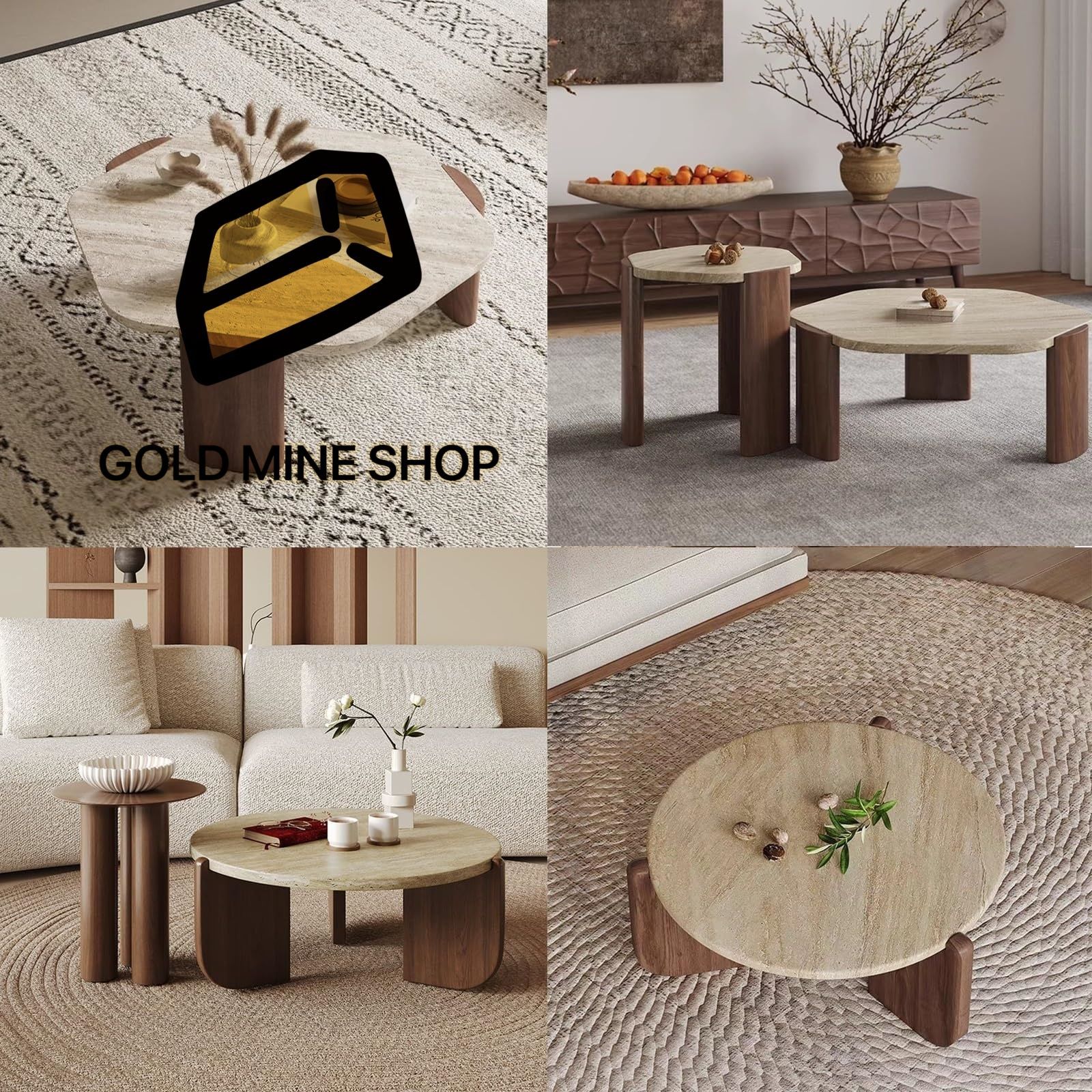 maruni マルニ ラウンドローテーブル ナチュラル センターテーブル IZ