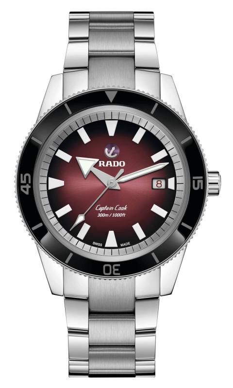Rado 自動巻き腕時計 Captain Cook R32105353 メンズ シルバー