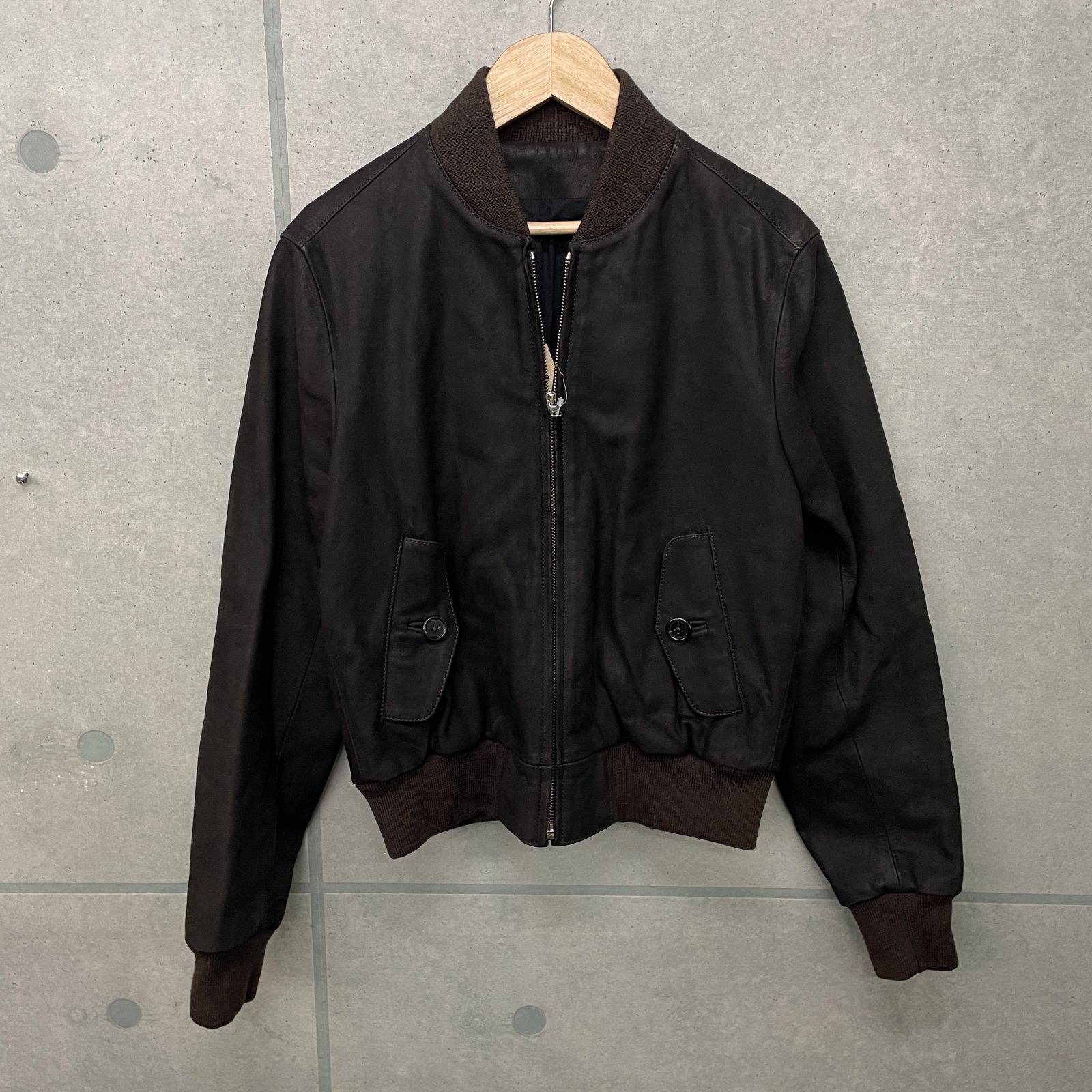 マーガレットハウエル MARGARET HOWELL レザージャケット 牛革 