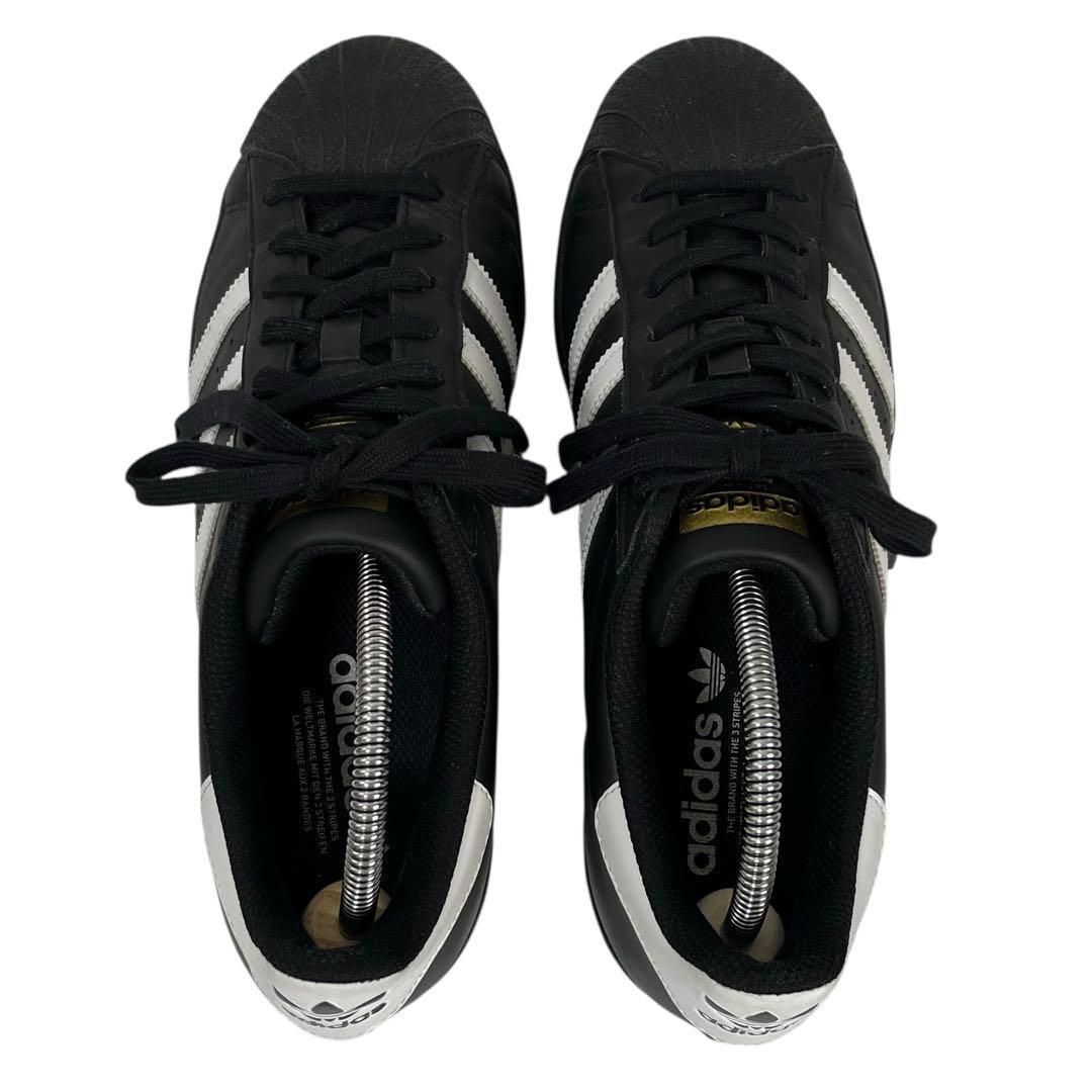 ★3769 adidas スニーカー スーパースター コアブラック/ゴールド28 3769_2 adidas スーパースター コアブラック ゴールド 28 - メルカリ