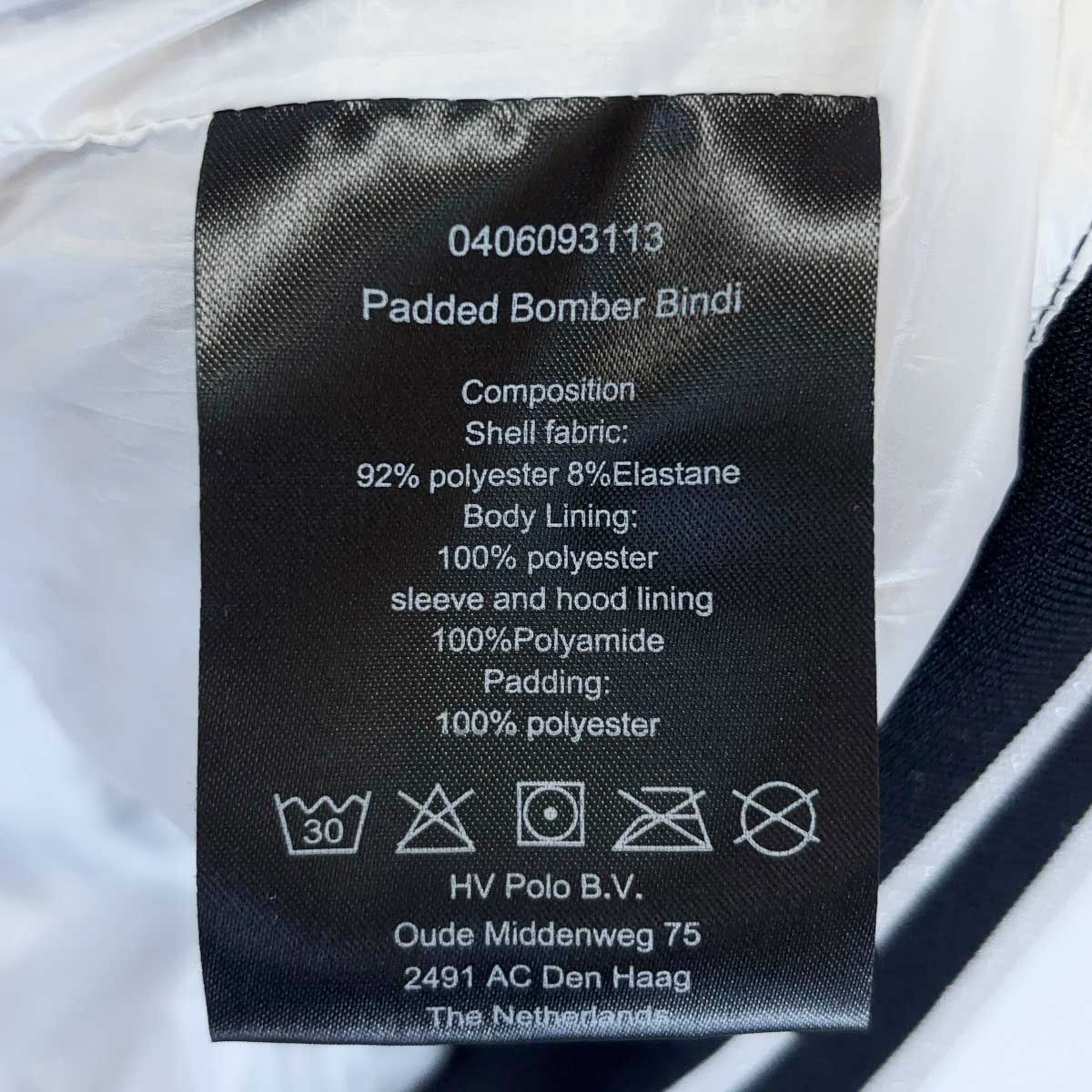  HV POLO Padded Bomber Bindi ボンバー ジャケット ライディング M ネイビー レディース 乗馬 馬術 ジャケット 乗馬