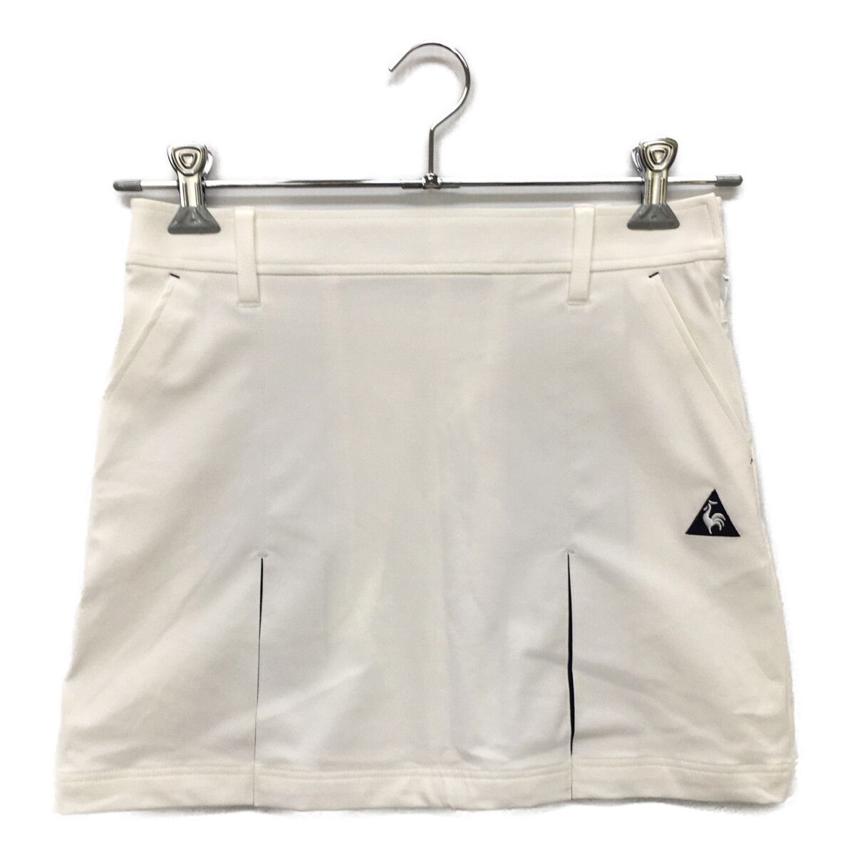 中古 レディース ルコックスポルティフ le coq sportif スカート 7号 白 ストレッチ