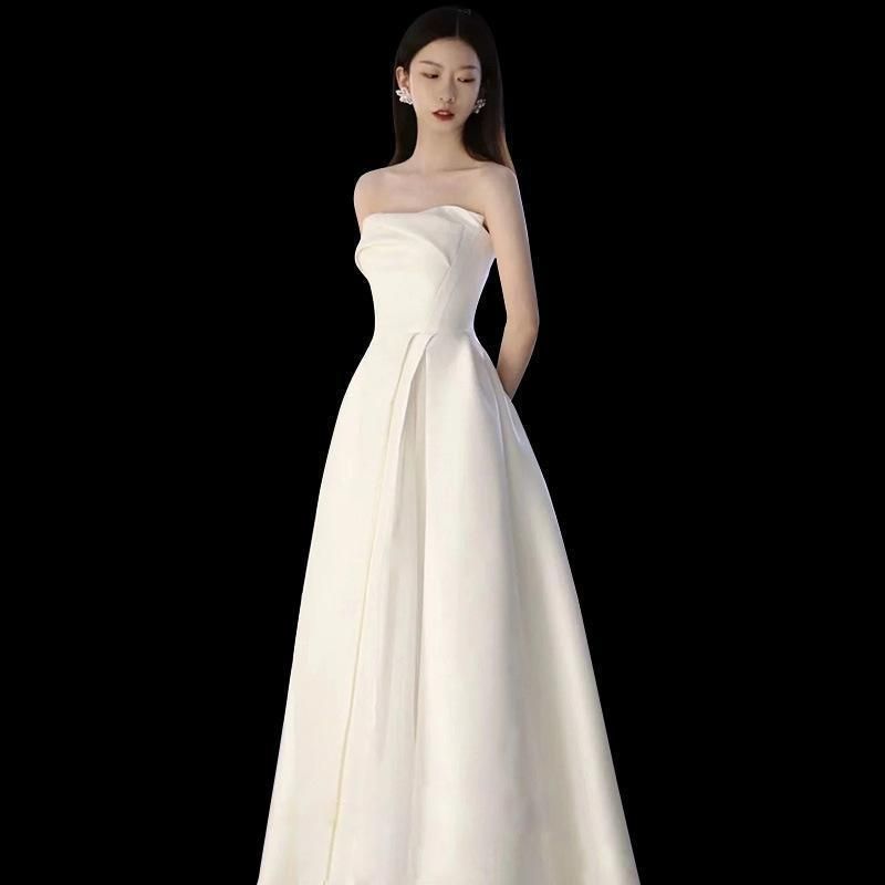 C9 リゾート ライトドレス 二次会 花嫁ドレス ウエディングドレス 前  