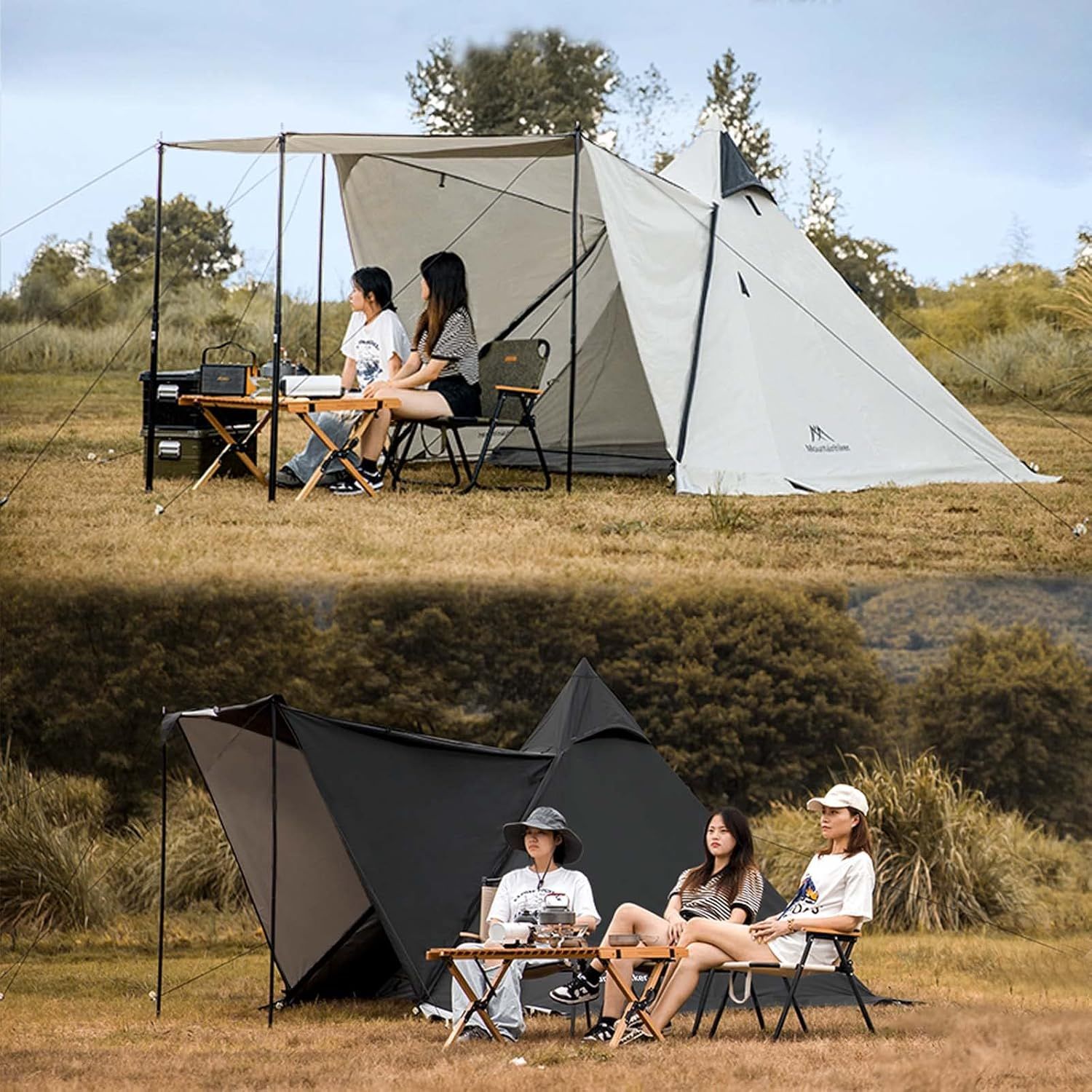 Mountainhiker シルバーコーティングワンポールテント