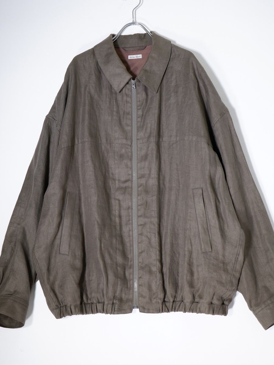 スティーブンアランSTEVEN ALAN LINEN ZIP BALON BLOUSON ブルゾン(ジャケット)【XL】【MJKA71005】