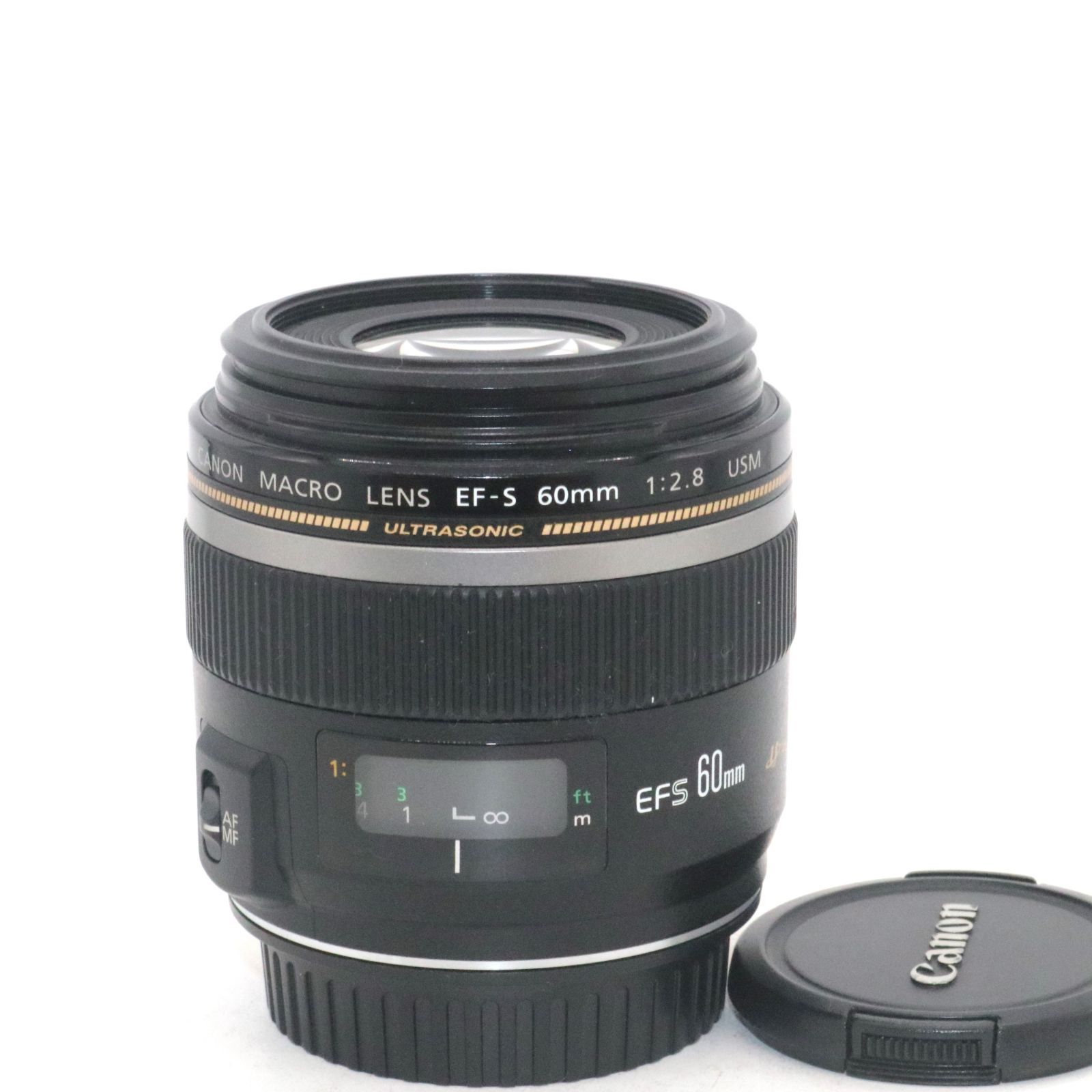 良品 Canon 単焦点マクロレンズ EF-S60mm F2.8マクロ USM APS-C対応