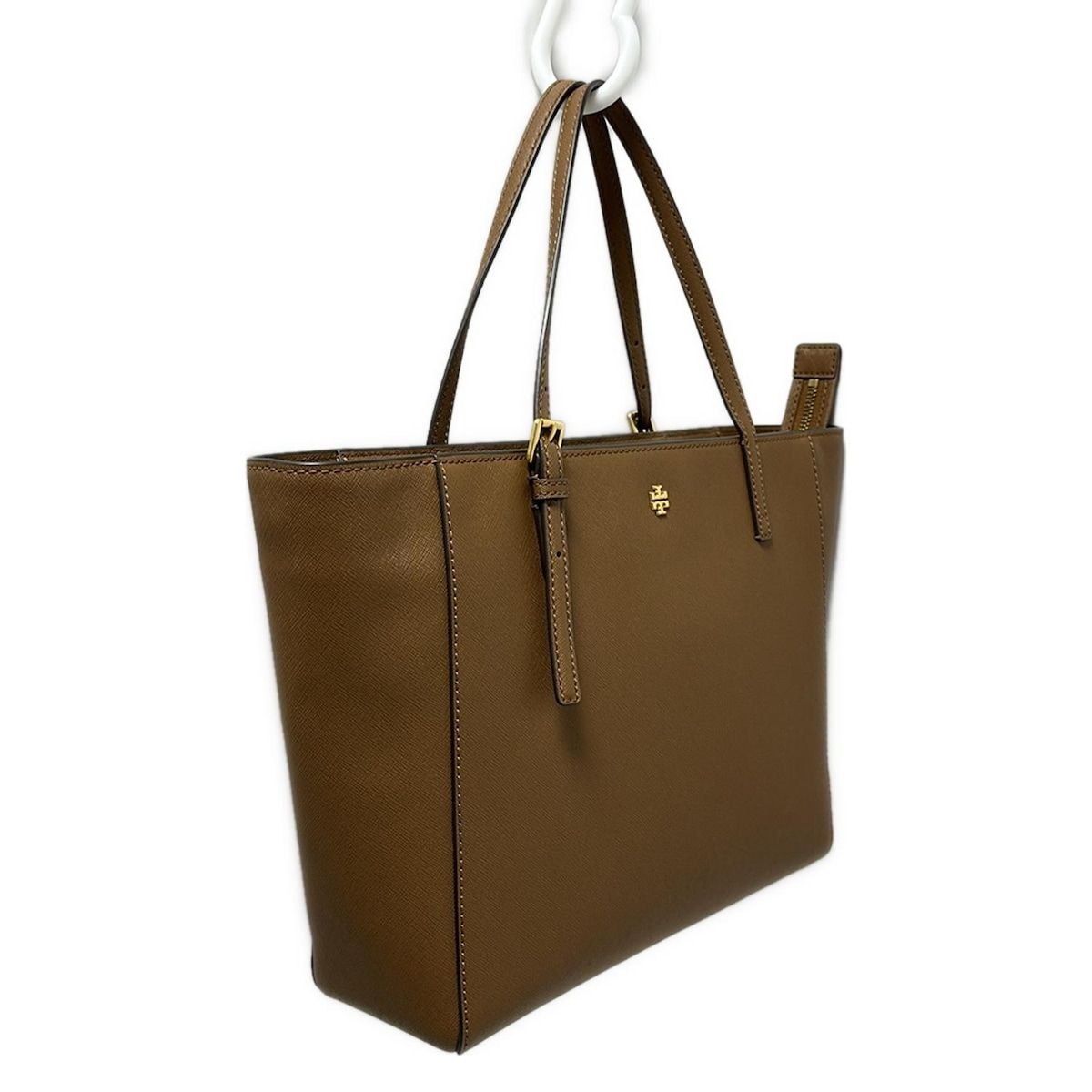 TORY BURCH トリーバーチ ハンドバッグ - ブラウン レザー