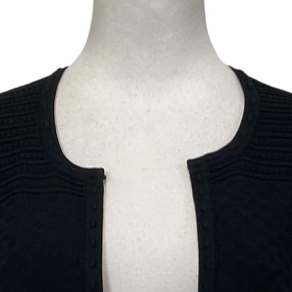 アンテプリマ ニットカーディガン 七分袖 黒 ブラック 42 L 11号 レディース S 5 V 460