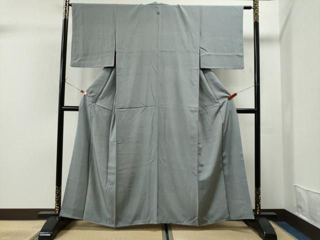 平和屋着物○江戸小紋 清水峯州 鮫小紋柄 鬼しぼ縮緬 正絹 逸品 DAAS2002tw