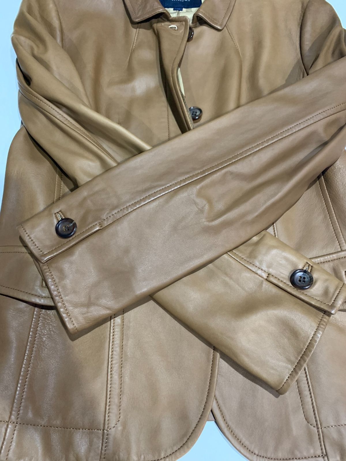 BURBERRY バーバリー 羊革 ジャケット サイズ40 - メルカリ