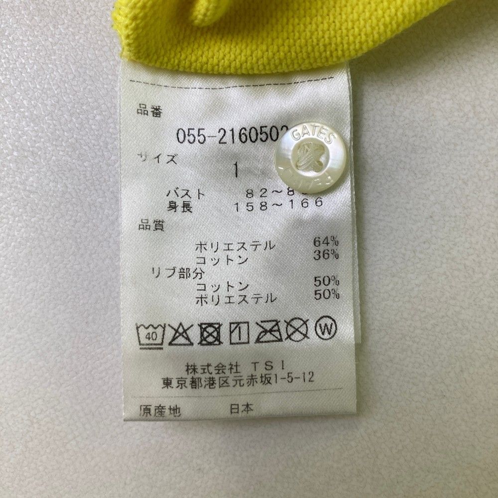 サイズ：1 PEARLY GATES パーリーゲイツ 半袖ポロシャツ ニコ