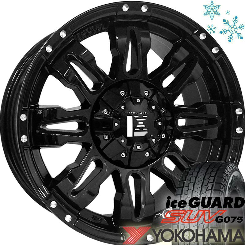 プラド150 スタッドレス冬タイヤホイール4本セット265/65R17