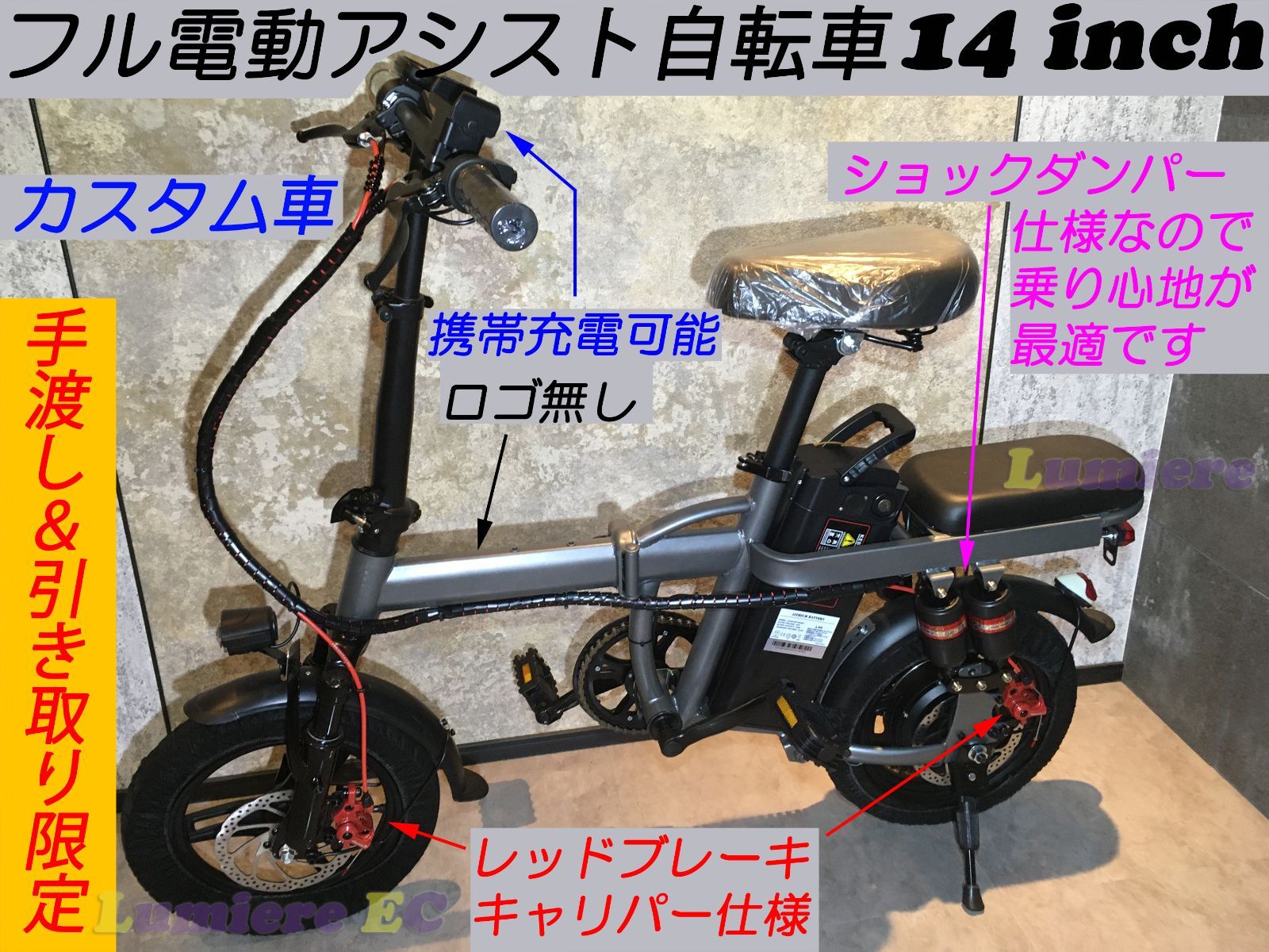 カスタムモデル フル電動自転車 モペット モビマックス - 自転車本体