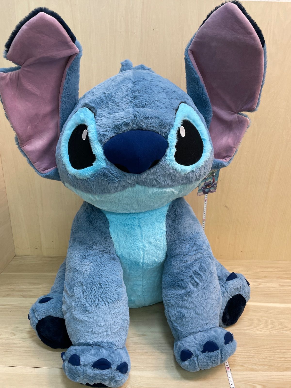 新品 コストコ スティッチ 巨大ぬいぐるみ ブランケット付き - メルカリ