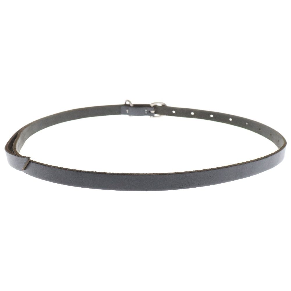 Hender Scheme tail belt ナローベルト 黒 ブラック 本革 Hender Scheme (エンダースキーマ) tail belt / テールベルト