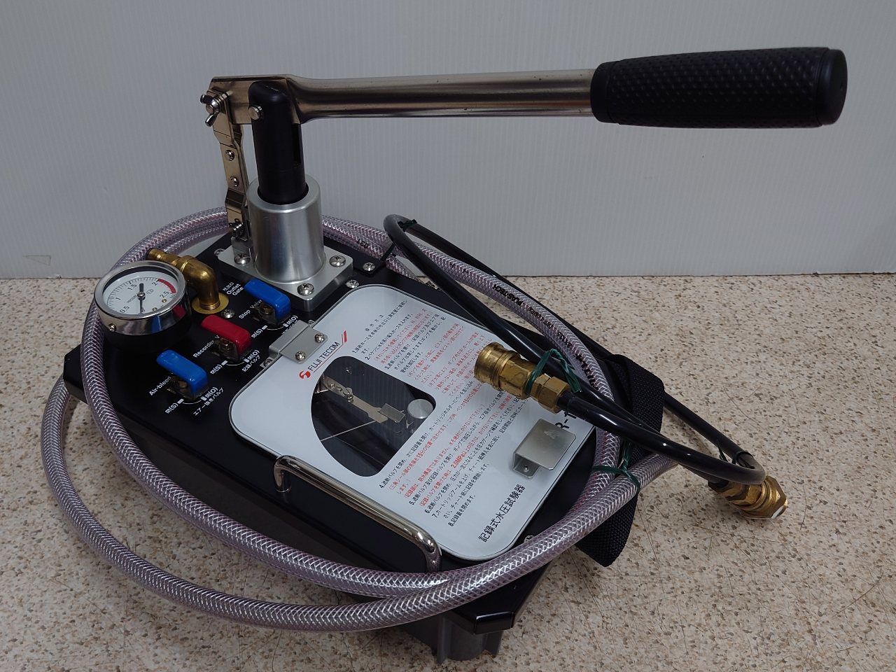 フジテコム 記録式水圧試験器 TR-15HC 未チェック品 ジャンク品