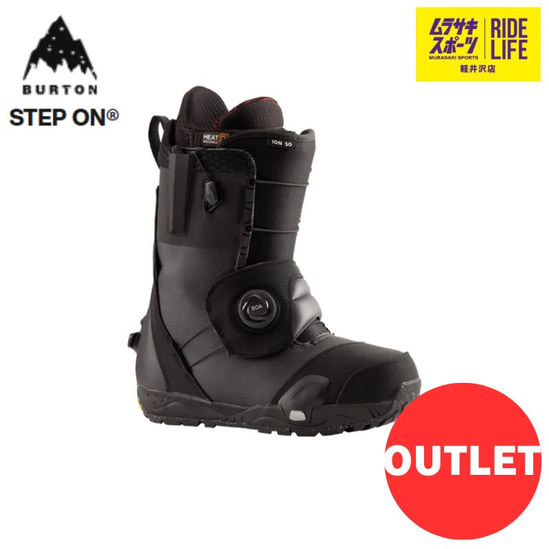 ムラスポ公式 BURTON ION STEP ON BK 27.5㎝ メンズ 23-24ブーツ スノーボード 30%OFF