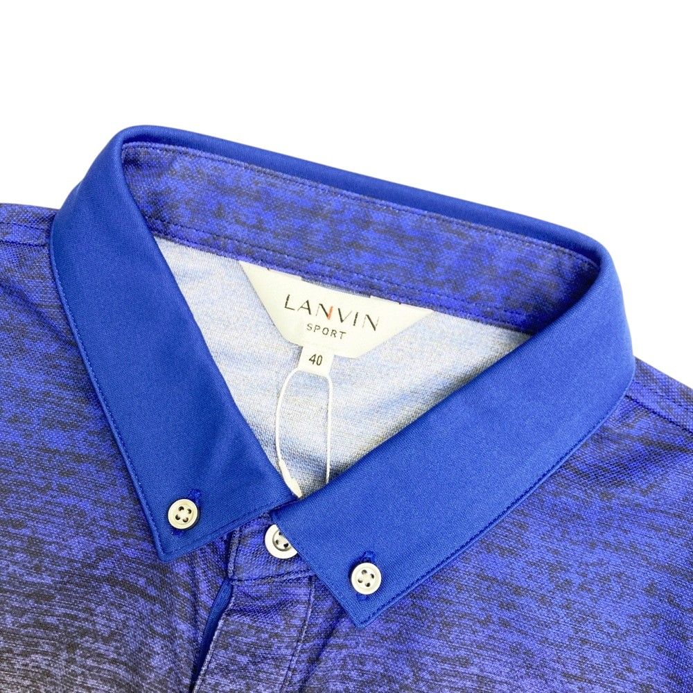サイズ：40 LANVIN SPORT ランバン スポール 半袖ポロシャツ ボタン