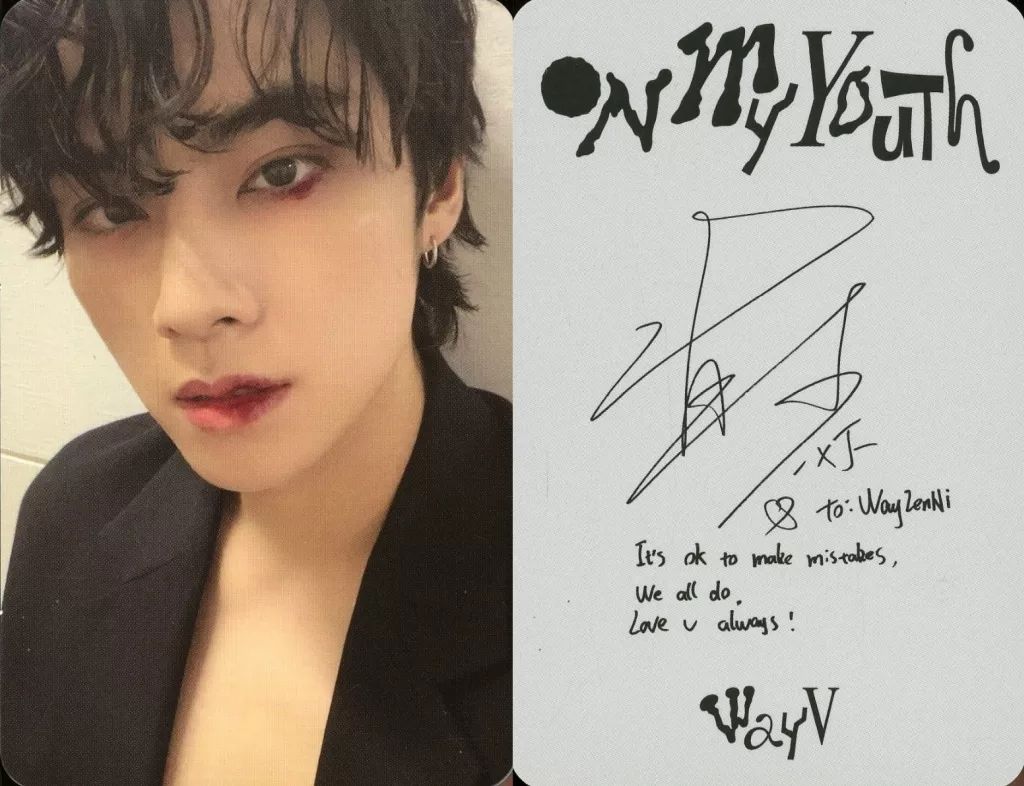 中古】コレクションカード(男性) WayV/シャオジュン(XIAOJUN)/裏面