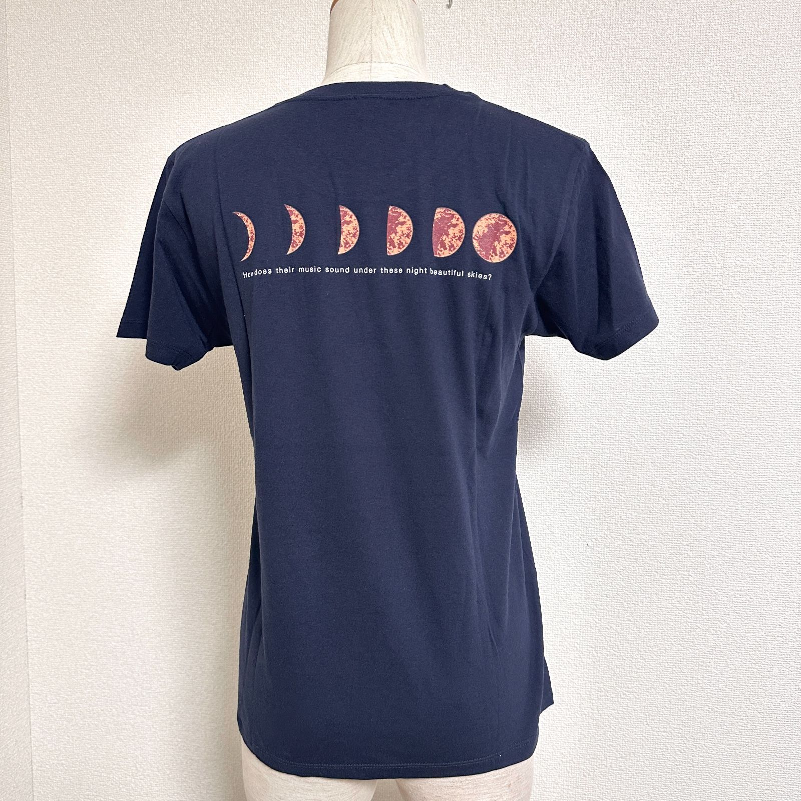 エレファントカシマシ エレカシ 月に浮かぶ像Tシャツ XS 紺