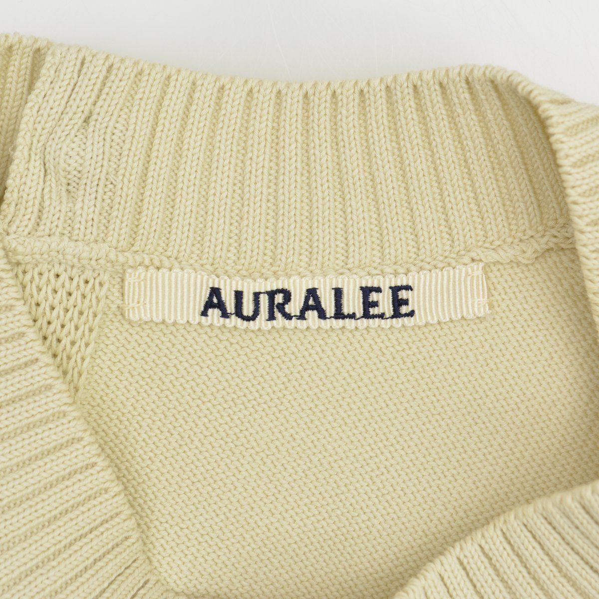 AURALEE】22SS A22SV01AD DRY COTTON KNIT VESTニットベスト - メルカリ