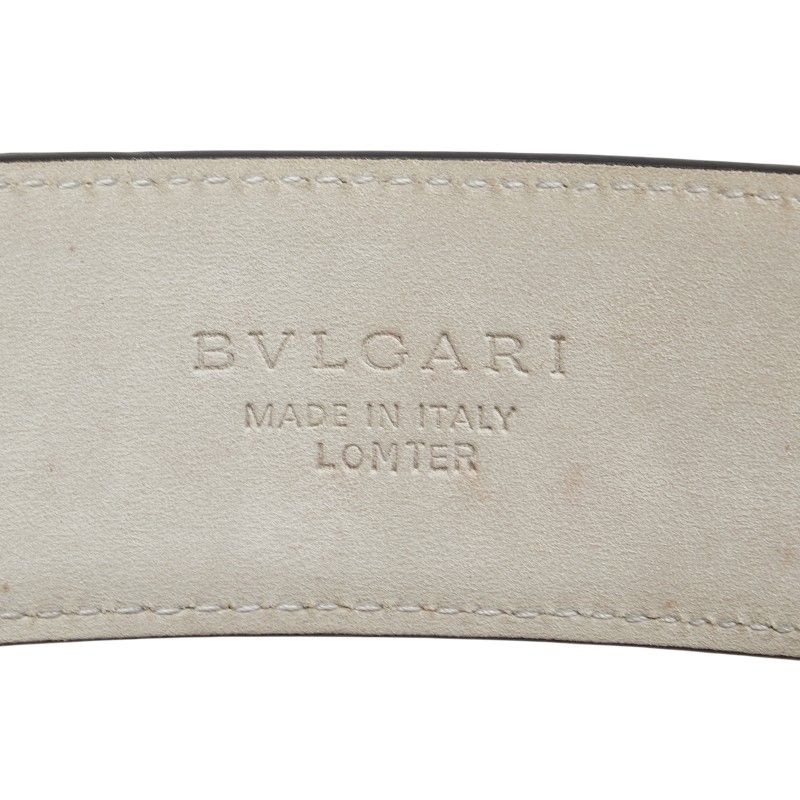 ブルガリ ブルガリブルガリ ベルト サイズ：105 42 ブラック レザー  