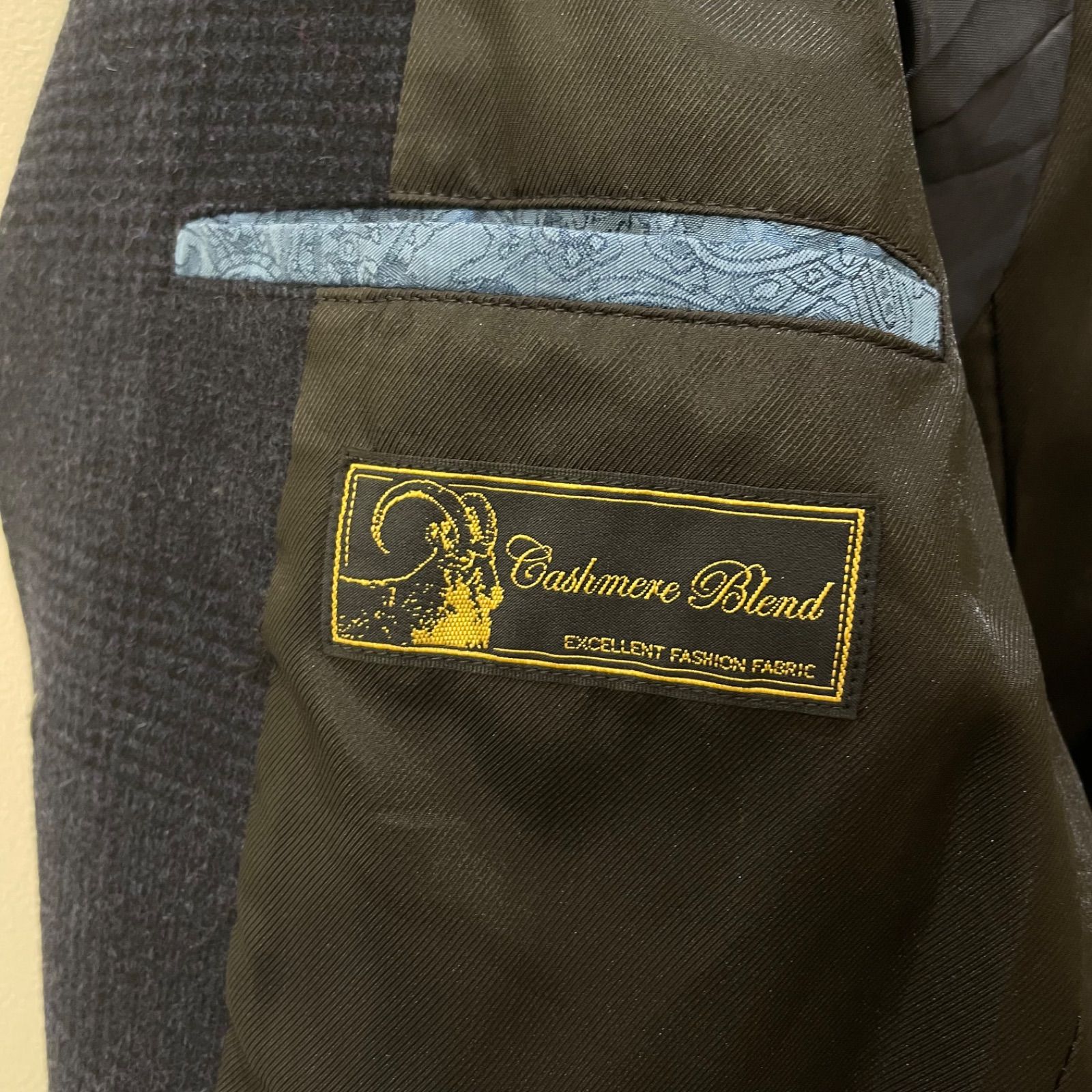 STOVEL & MASON ストーベルアンドメイソン カシミヤ混ウールチェスター 