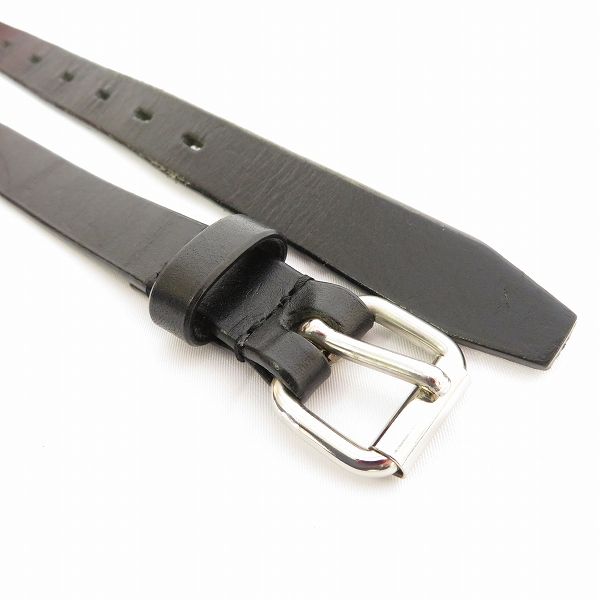 ae ヒステリックグラマー HYSTERICGLAMOUR ベルト 黒 メタルロゴ