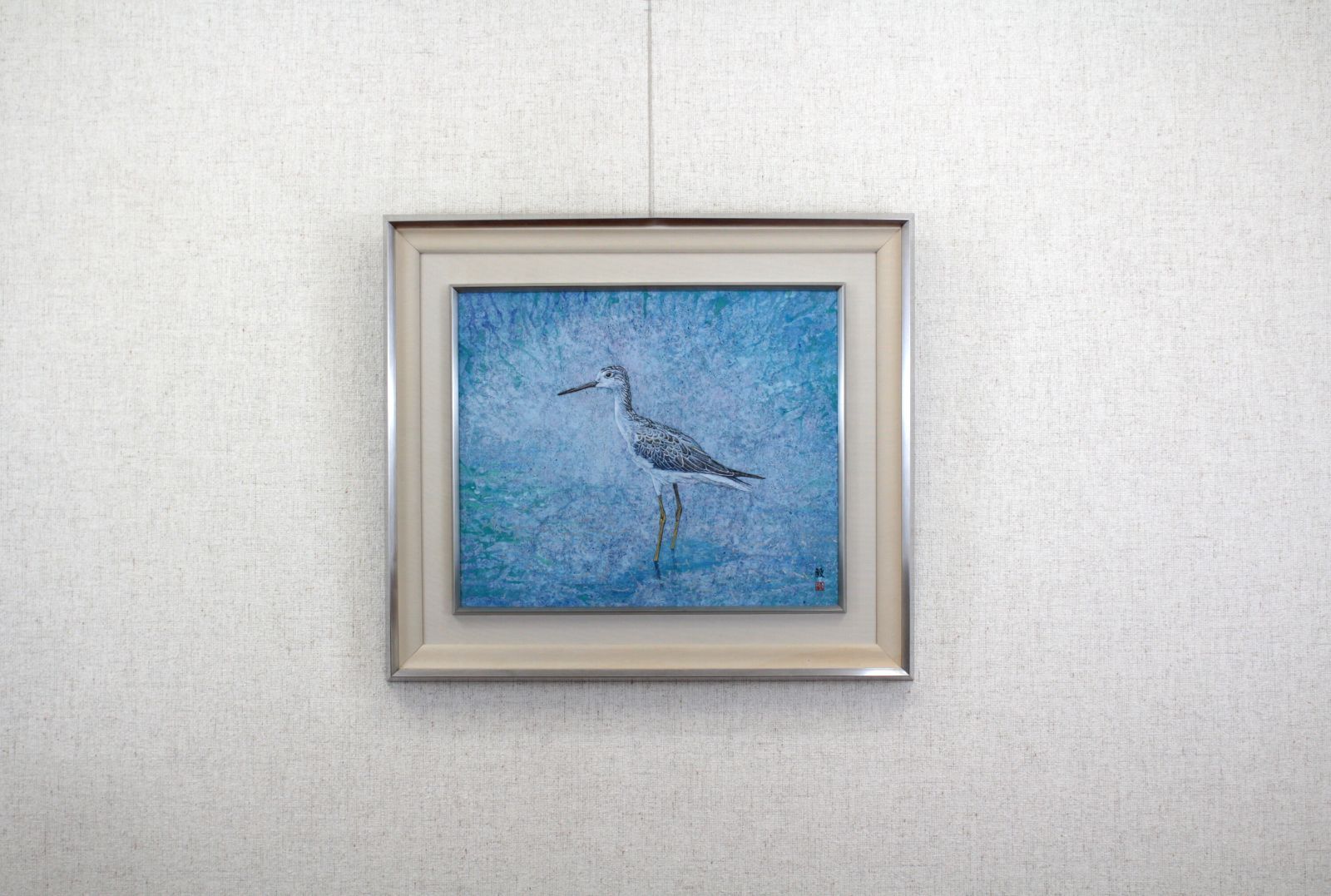 川畑 毅『鴫』日本画 絵画 鴫 | 川畑 毅 – 北海道画廊