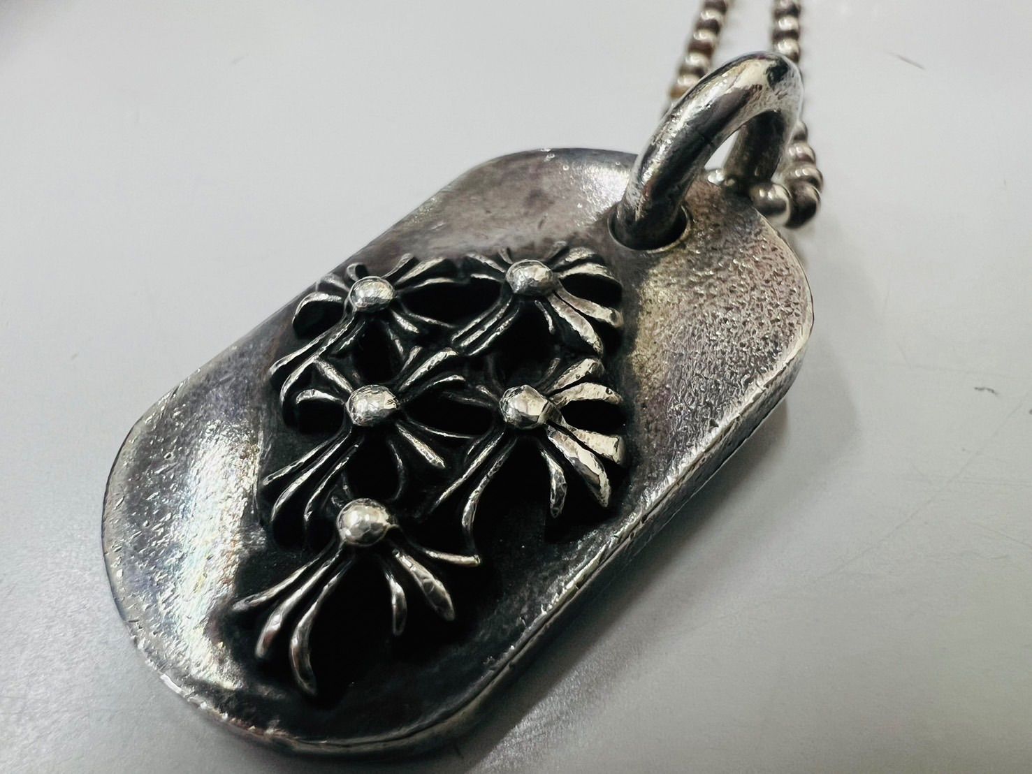 【正規品】クロムハーツタイニースター ドッグタグ インボイス原本 正規品】クロムハーツタイニースター ドッグタグ インボイス原本 楽天